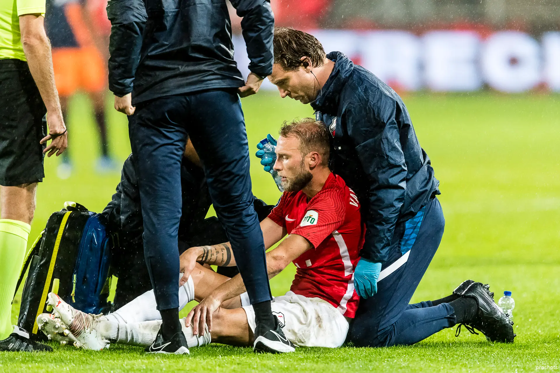 mike van der hoorn hoofdblessure hersenschudding