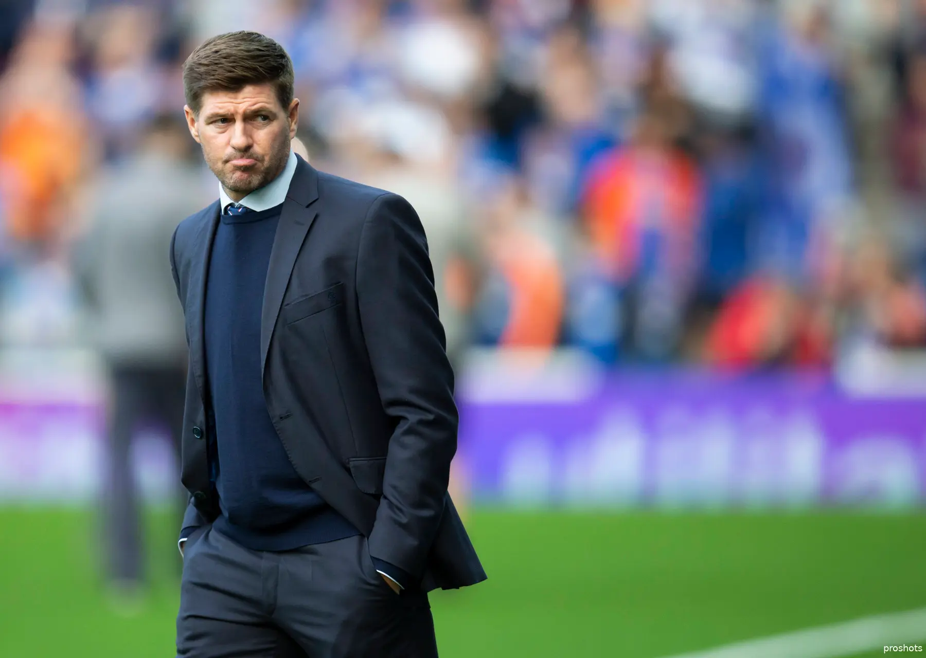 Steven Gerrard Rangers Aston Villa