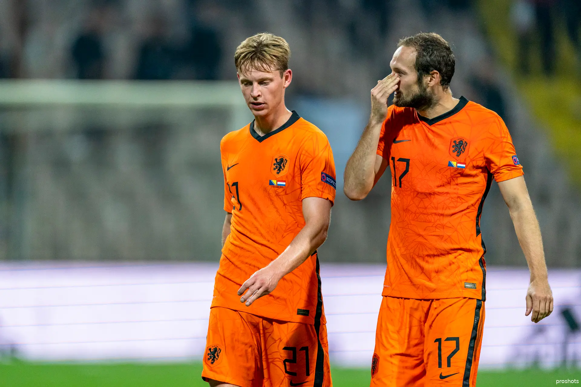 Frenkie de Jong Daley Blind Oranje