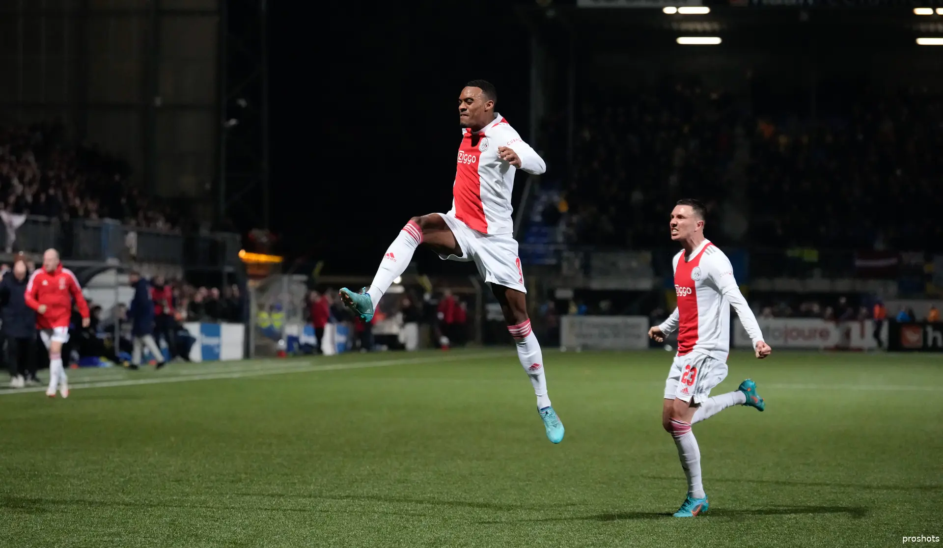 Ryan Gravenberch Goal Celebration Cambuur Uit