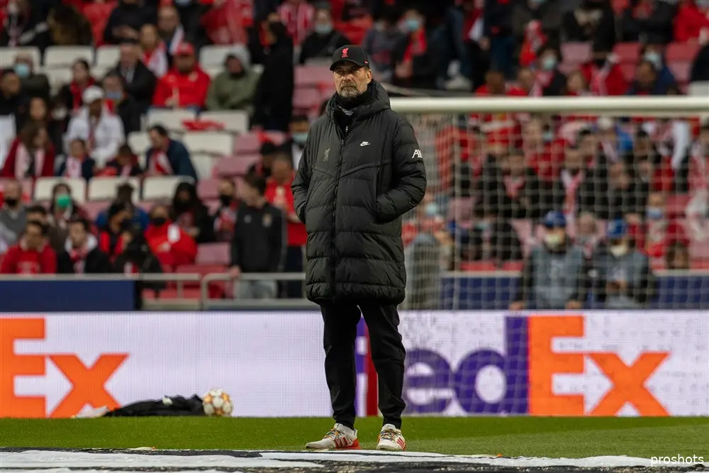 jurgen klopp liverpool benfica