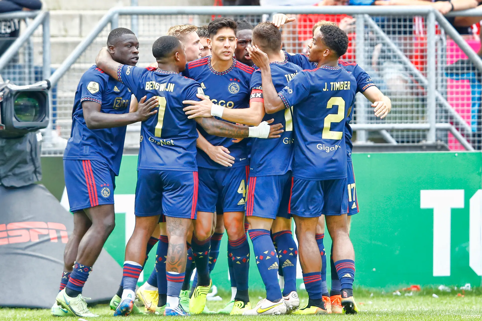 Hele team FCUtrecht Ajax