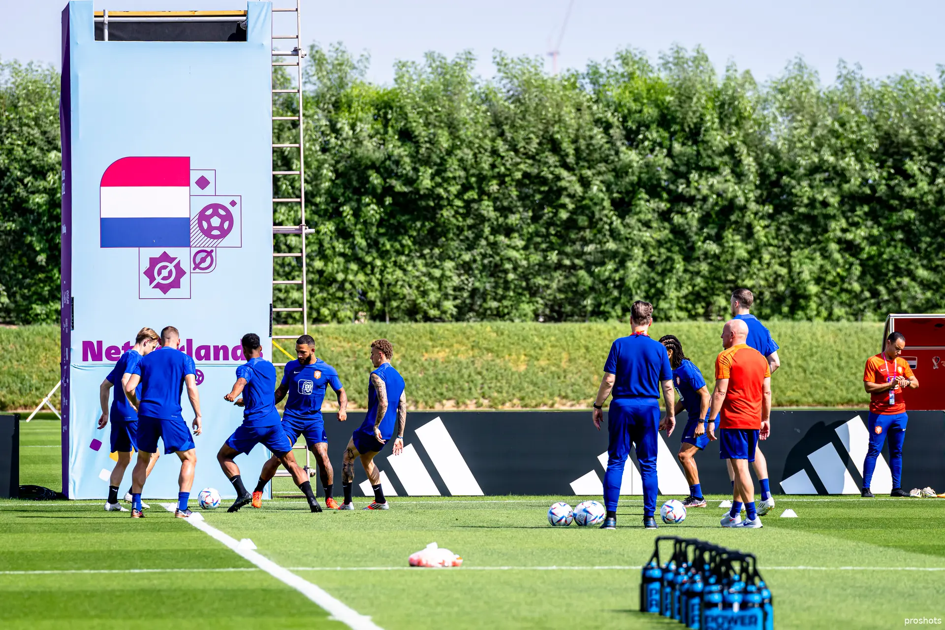 nederlands elftal oranje training wk qatar