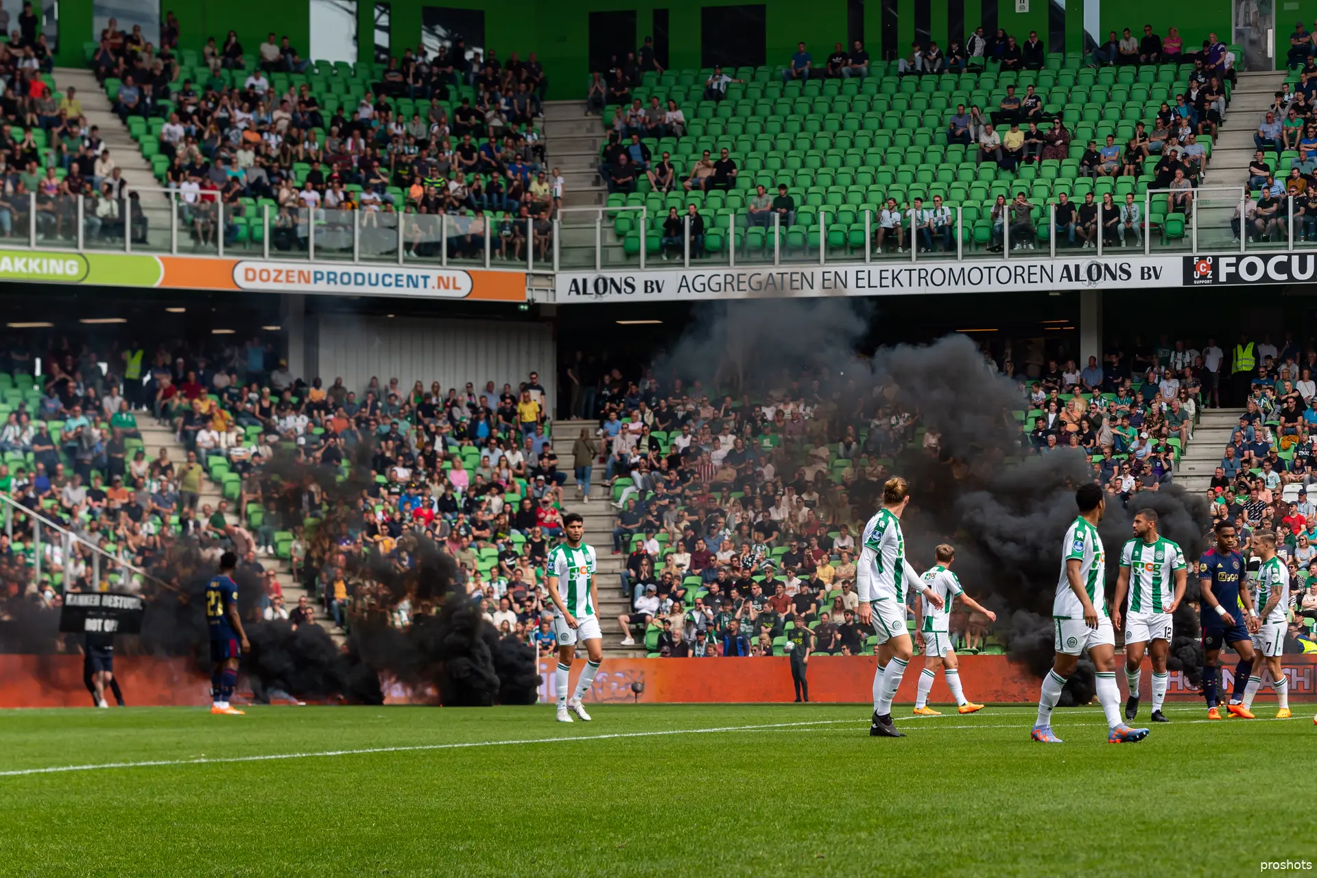 fc groningen ajax gestaakt