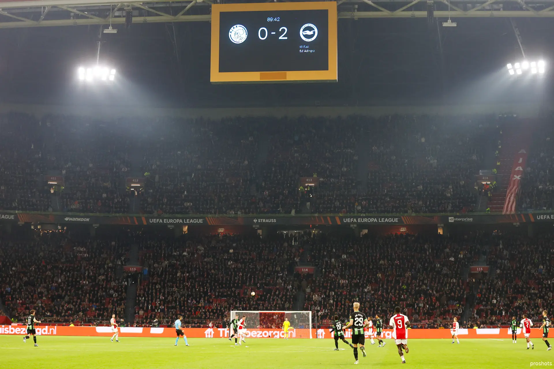 ajax brighton europa league