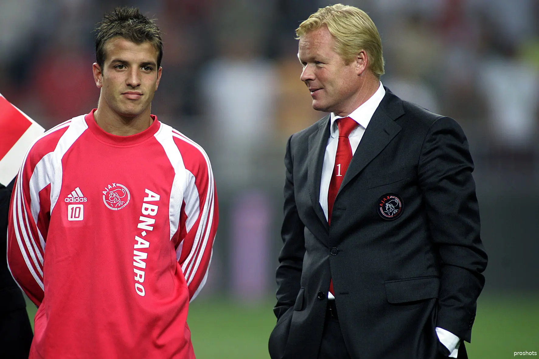 rafael van der vaart ronald koeman ajax