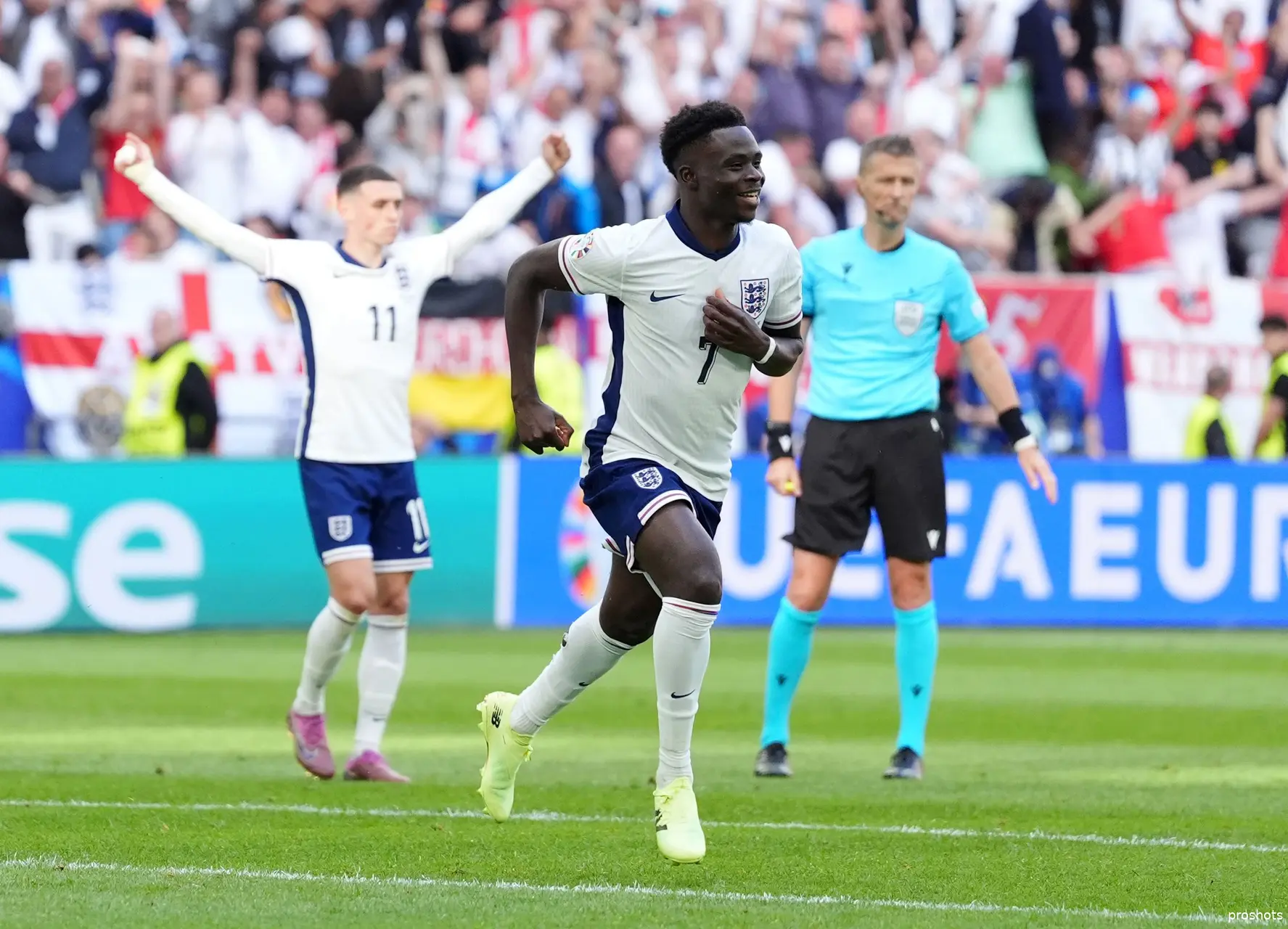 bukayo saka engeland zwitserland
