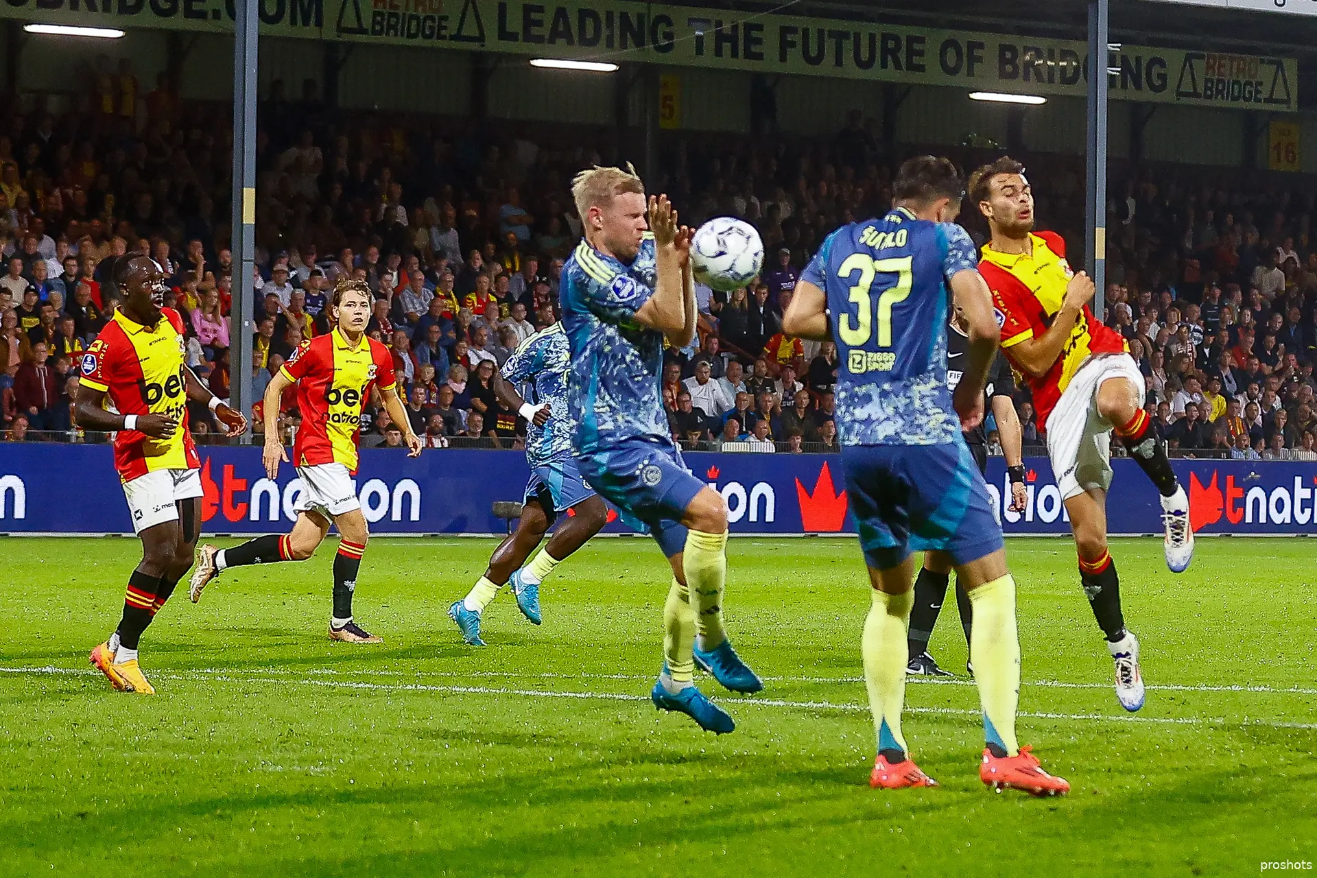 go ahead eagles ajax hands penalty
