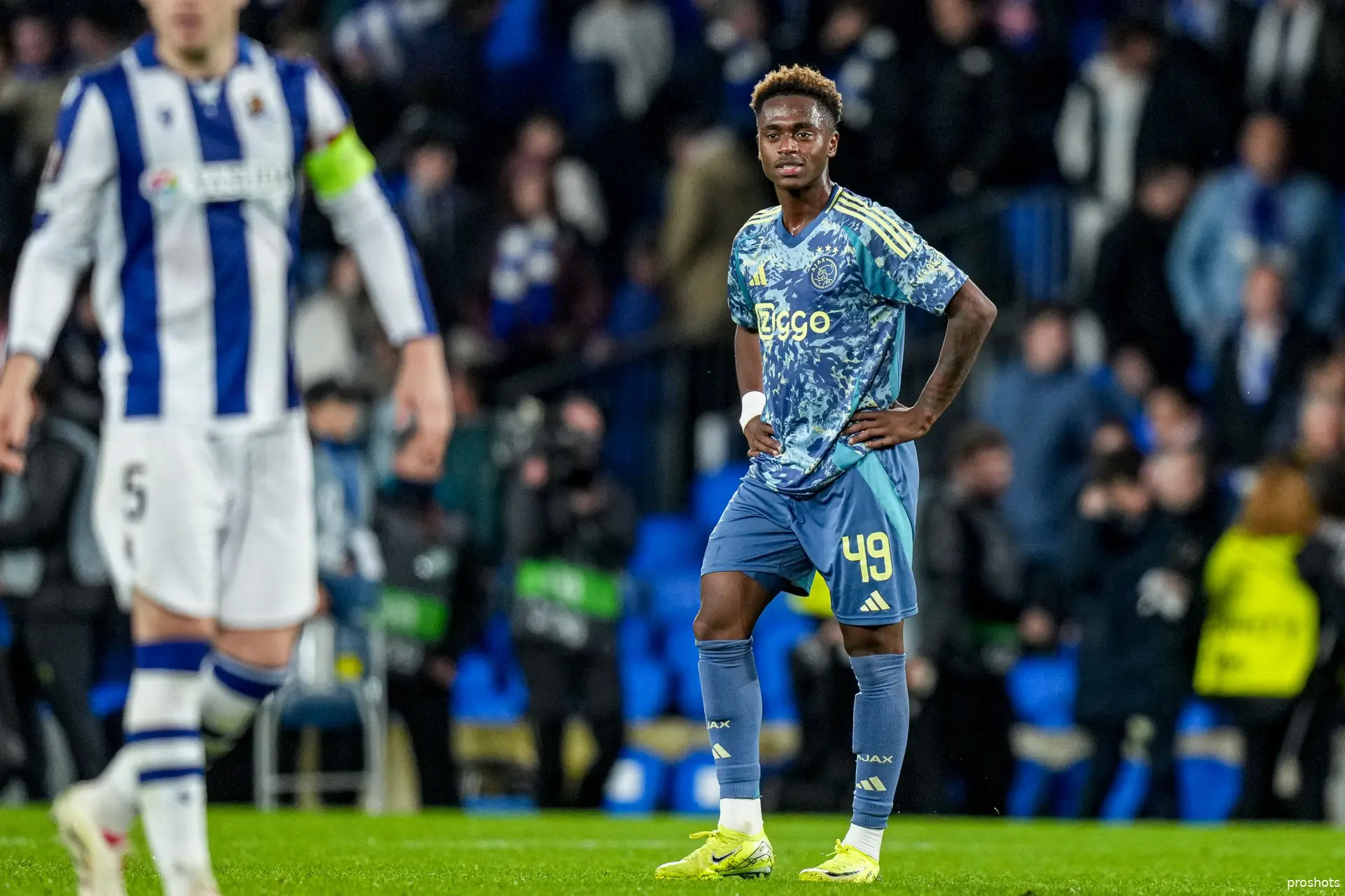 jaydon banel ajax real sociedad europa league
