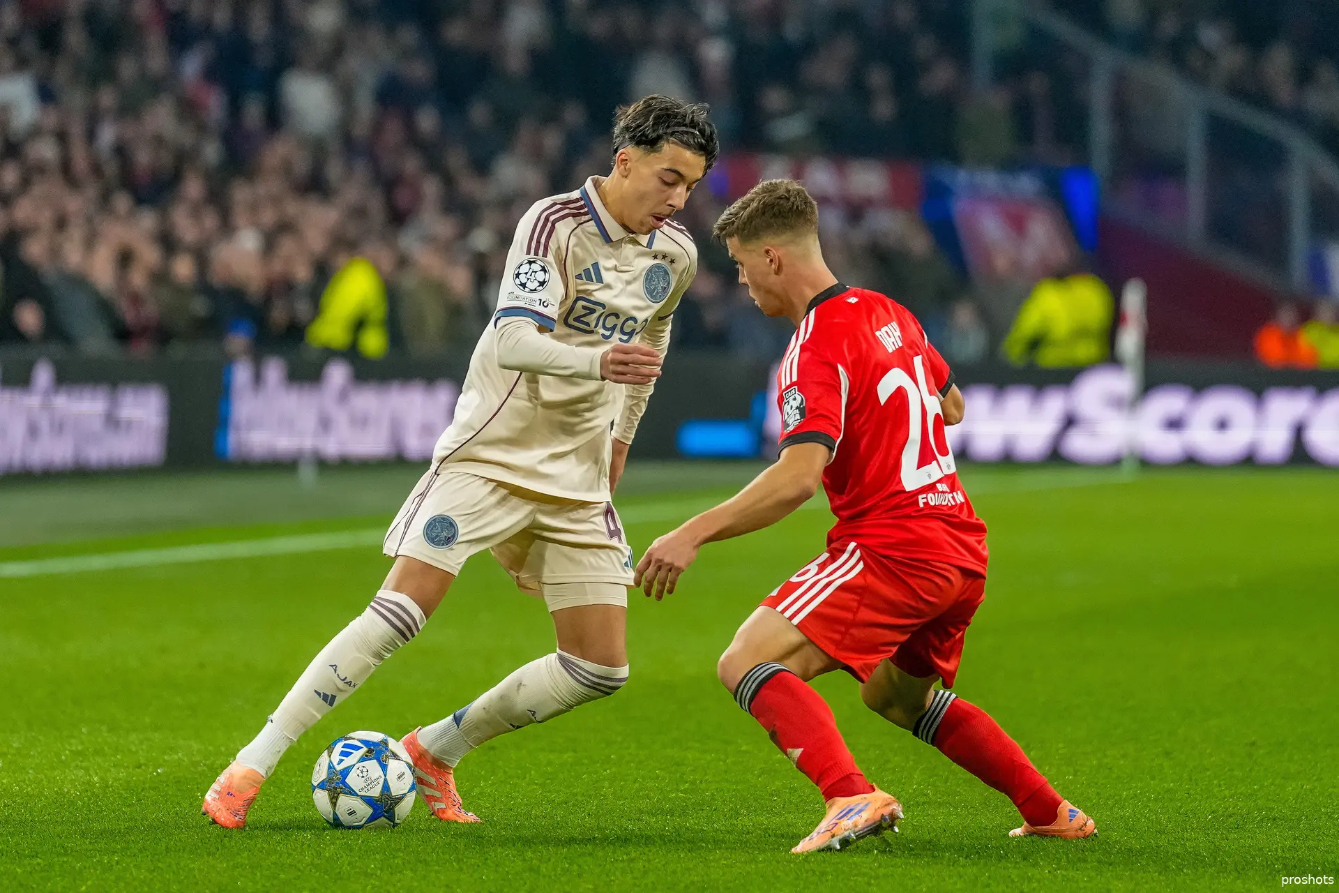 rayane bounida Ajax Benfica 25/26