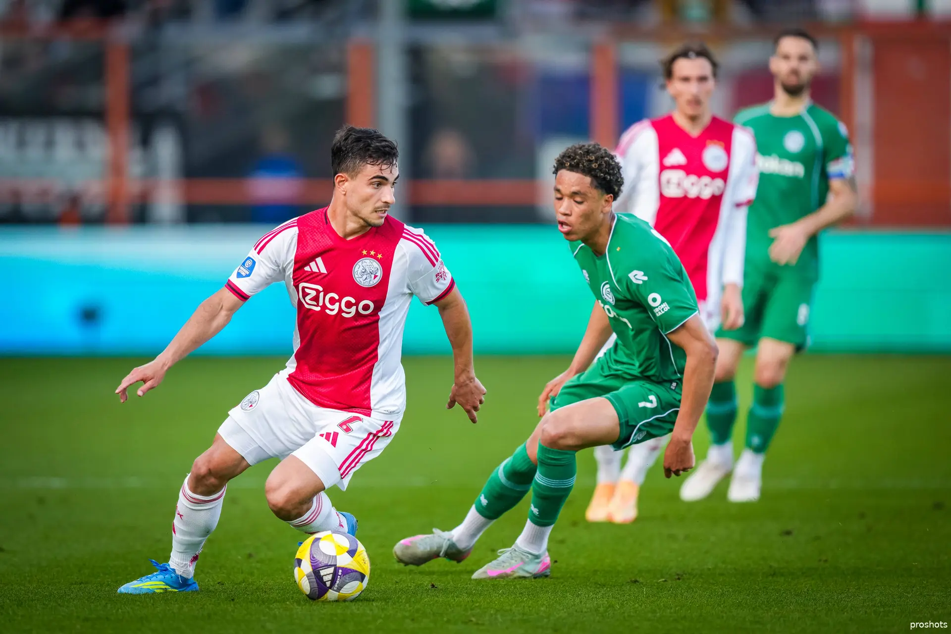 Ajax Showtime Lucas Rosa Travis Hernes Ajax FC Groningen