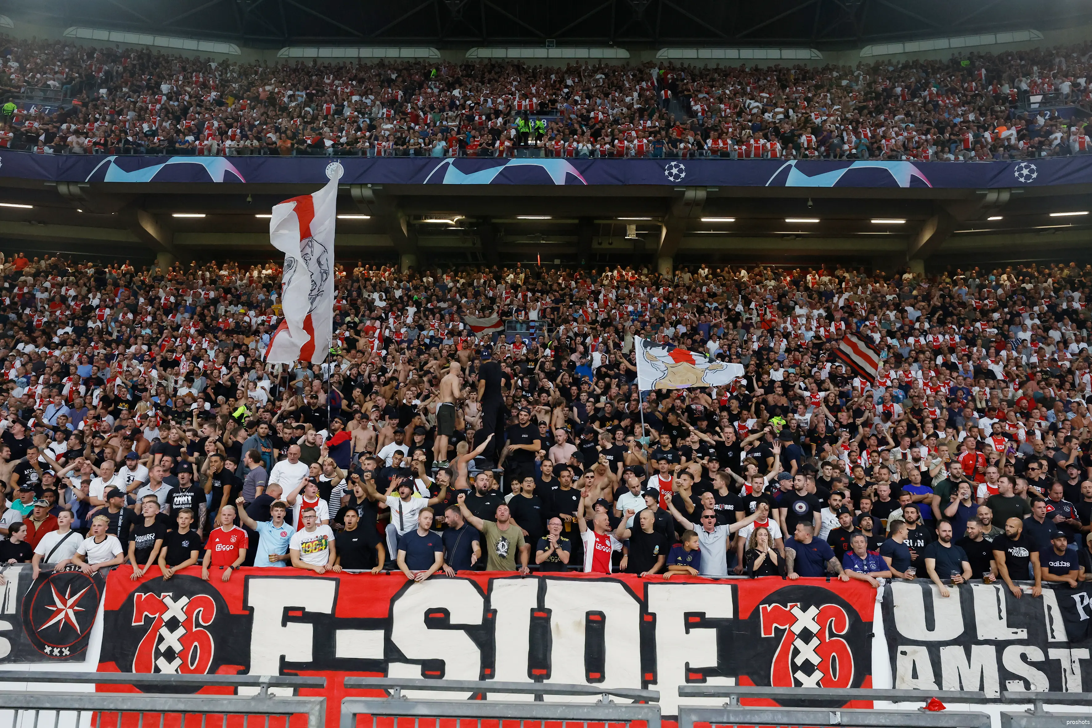 ajax fans rangers