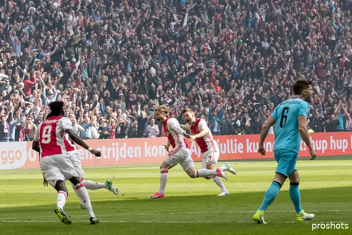 lasse schone goal ajax feyenoord 2017