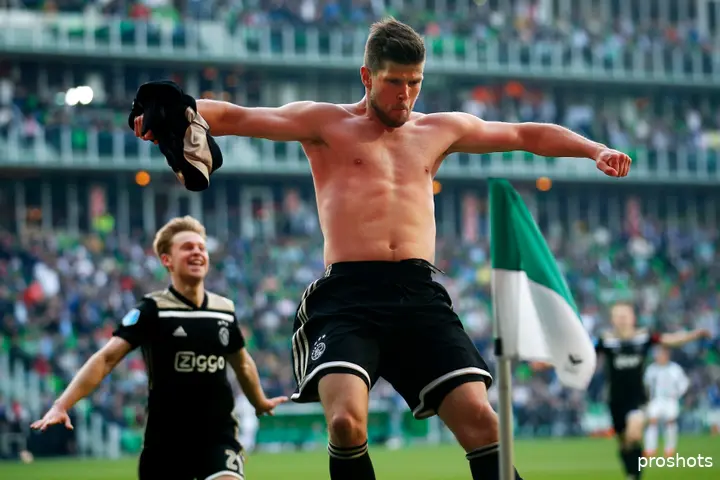Huntelaar na zijn bevrijdende 1-0