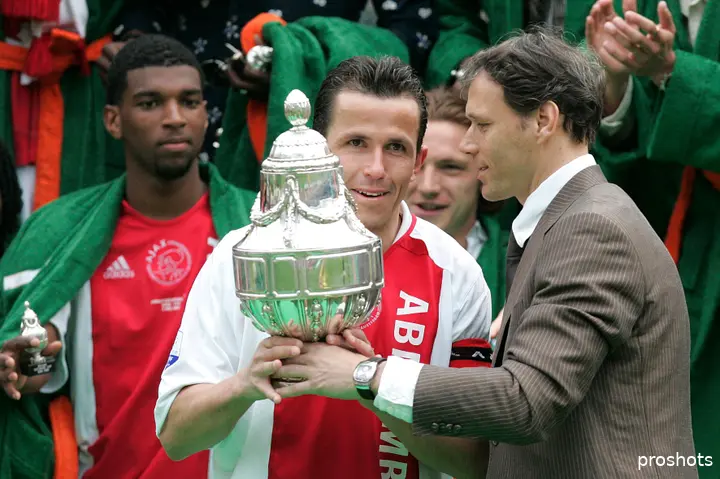 Galásek als speler van Ajax. In Amsterdam won hij twee landstitels, twee KNVB-Bekers en twee keer de Johan Cruijff Schaal.