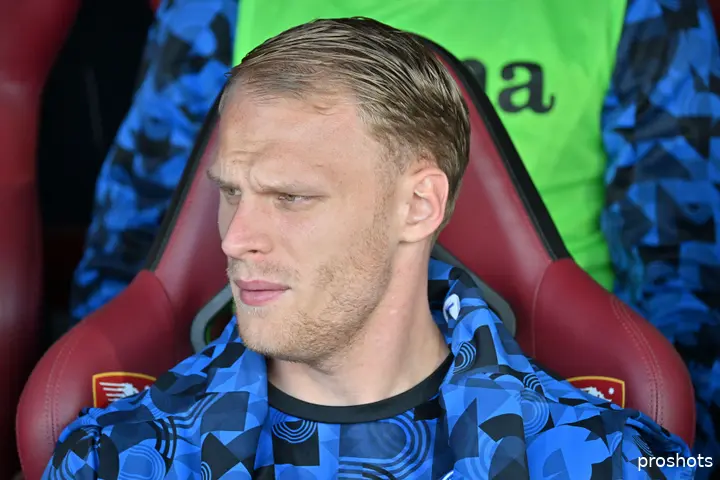 Mitchel Bakker kwam tot 23 wedstrijden en één doelpunt voor Atalanta.