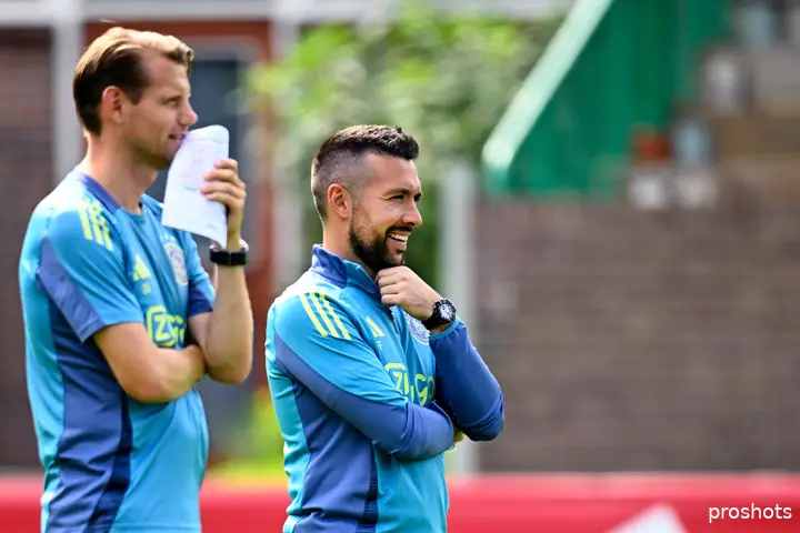 francesco farioli dave vos ajax trainingskamp