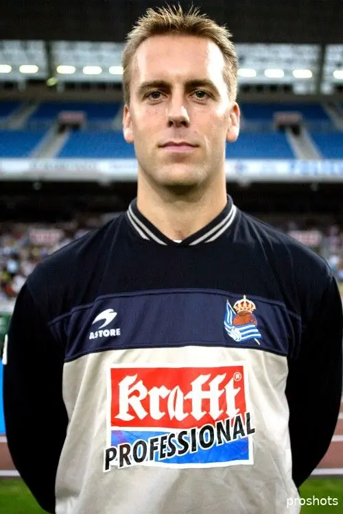 <b><i>Sander Westerveld als speler van Real Sociedad.</i></b>