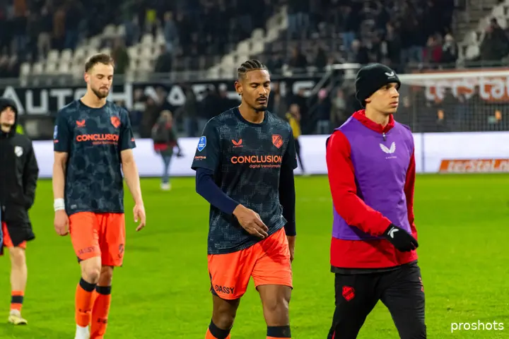 Invaller Sébastien Haller raakte de paal en werd uitgeschakeld in de beker met FC Utrecht.