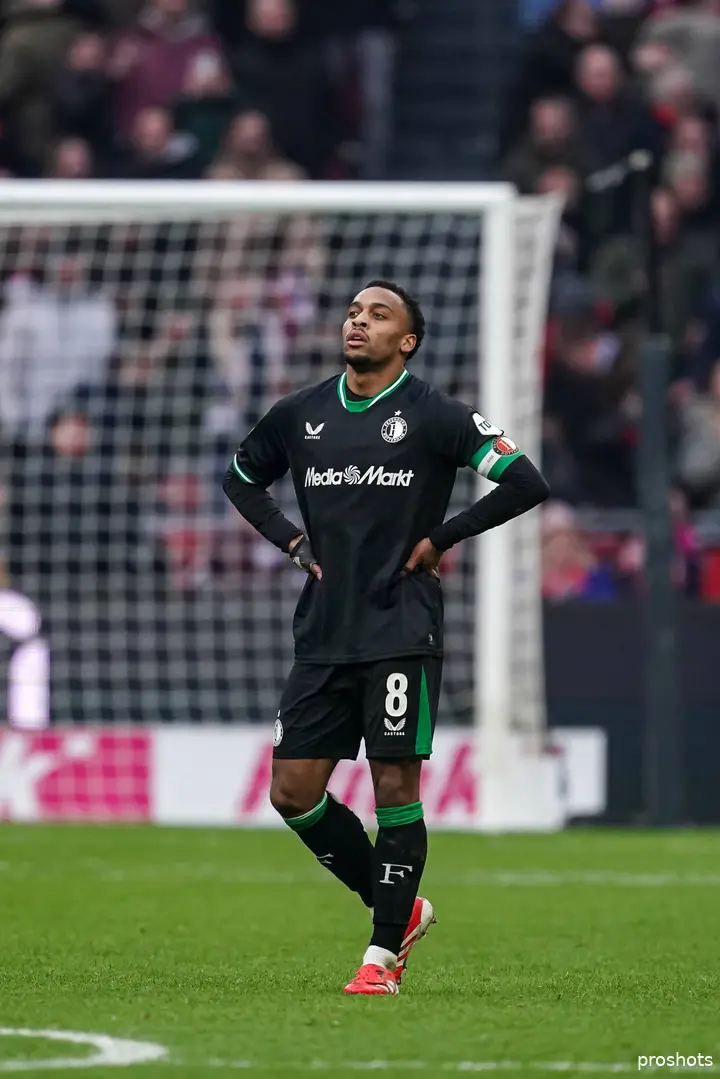 Timber baalt van de nederlaag van Feyenoord tegen Ajax.
