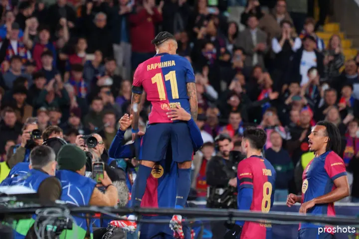 FC Barcelona is door naar de kwartfinale van de Champions League&nbsp;