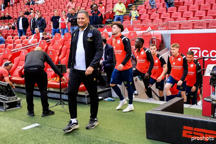 Nourdin Boukhari onlangs met Sparta Rotterdam in de Johan Cruijff ArenA.