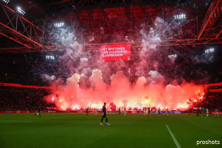Ajax Showtime Johan Cruijff ArenA vuurwerk