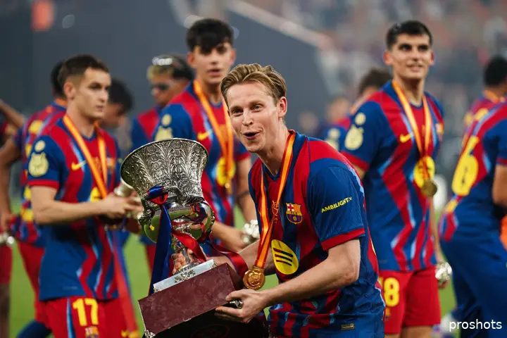 Frenkie de Jong-Supercup- FC Barcelona