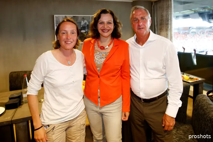 Johan Cruijff Carole Thate Ajax Ajax Showtime Cruyff