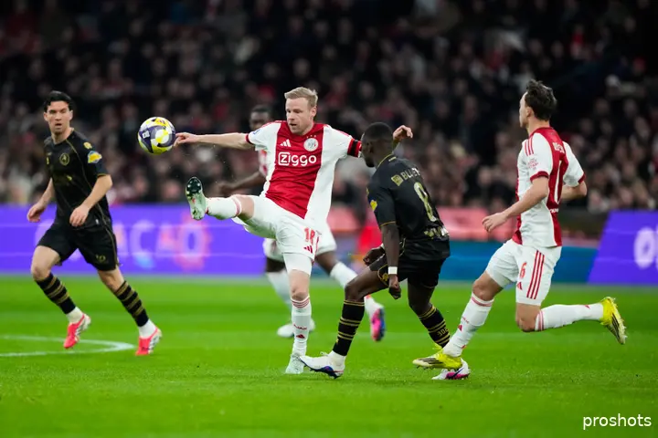 ajax showtime Davy klaassen ajax Sparta rotterdam 25/26