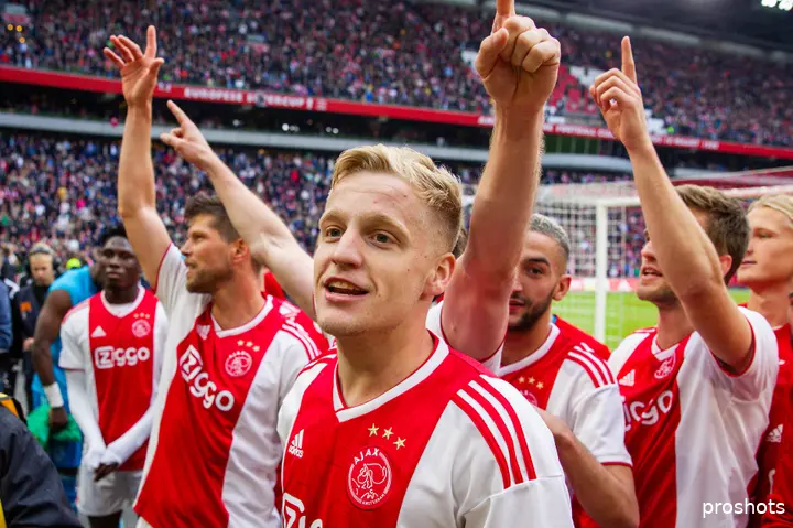 Ajax Showtime Donny Van De Beek Ajax FC Utrecht