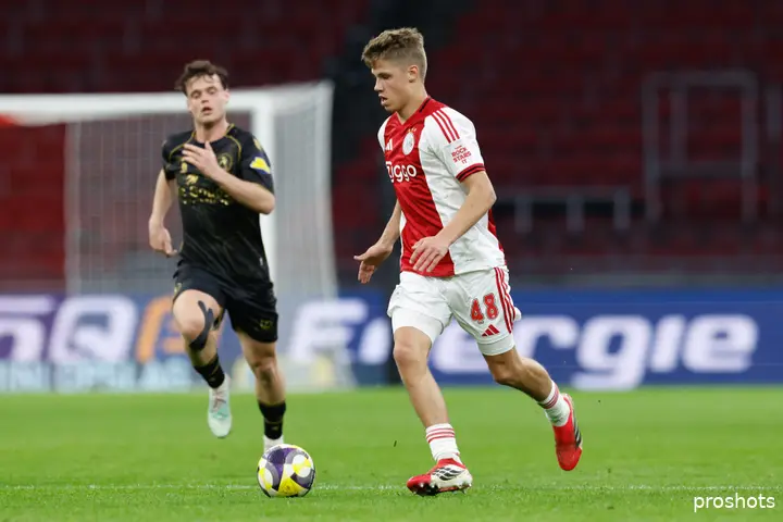 ajax showtime sean steur ajax sparta rotterdam 25/26