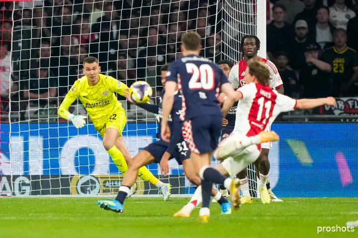 ajax showtime mika godts ajax psv 25/26