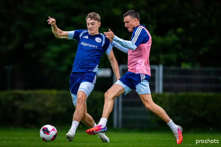 Ajax Showtime Ajax Training Youri Baas Steven Berghuis