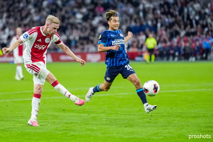 ajax showtime davy klaassen ajax psv