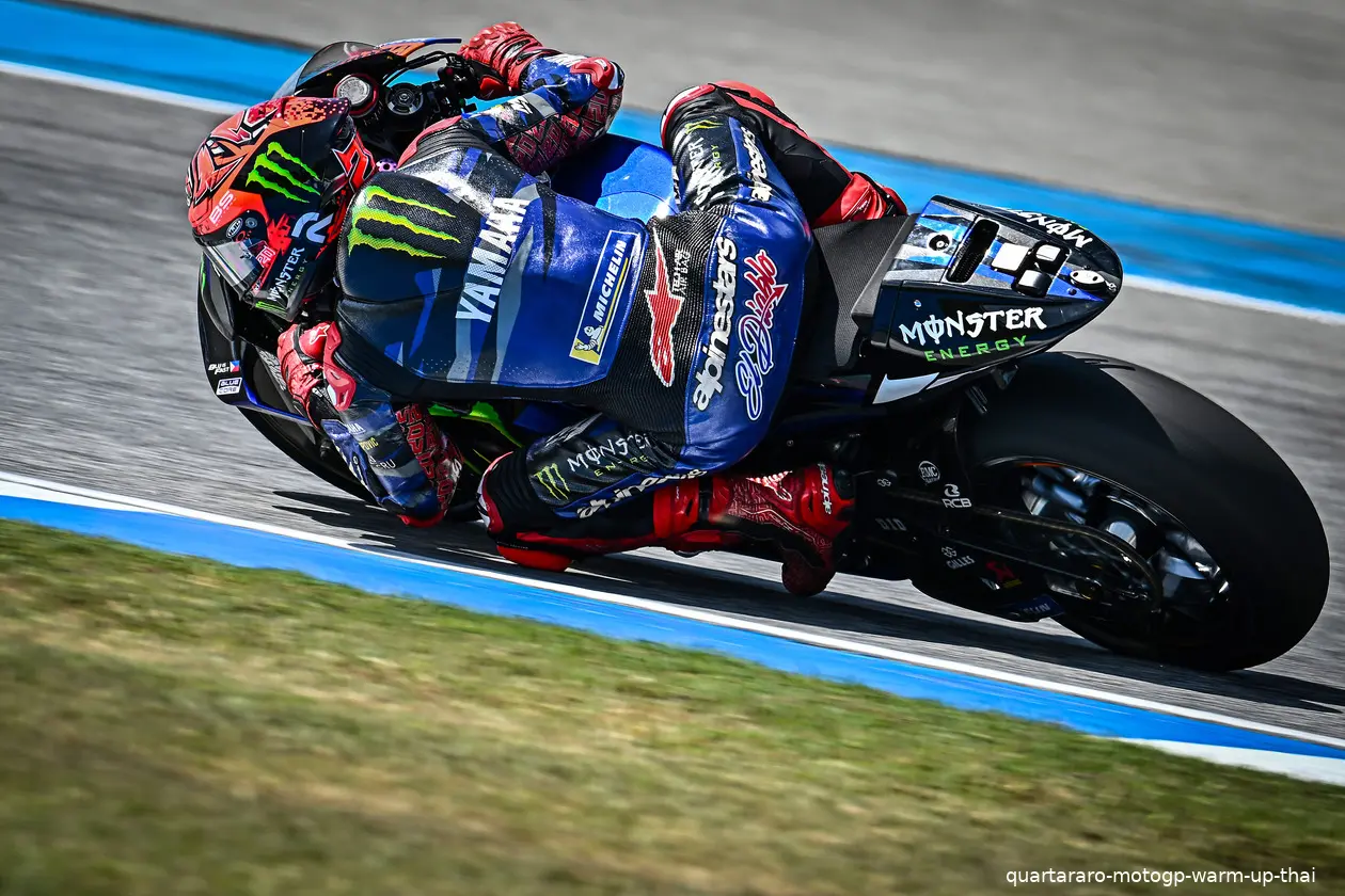 quartararo motogp warm up thai