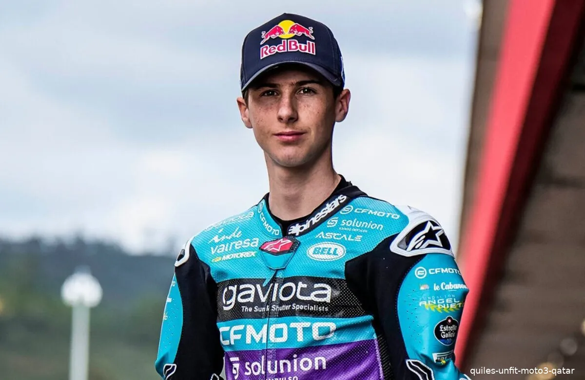 quiles unfit moto3 qatar
