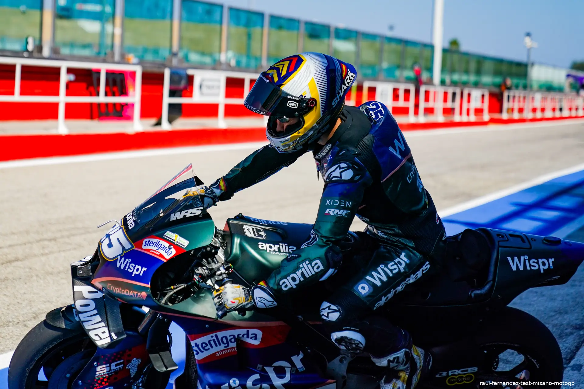 raul fernandez test misano motogp