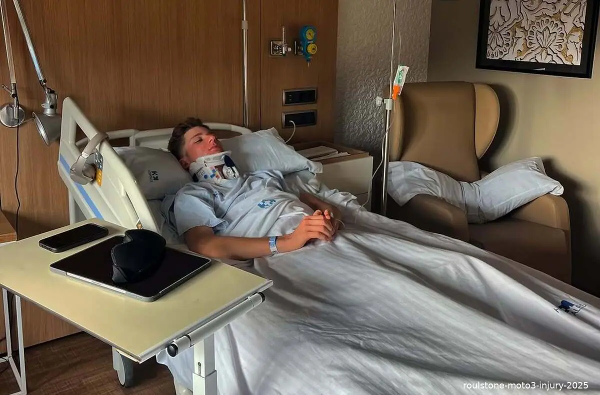 roulstone moto3 injury 2025