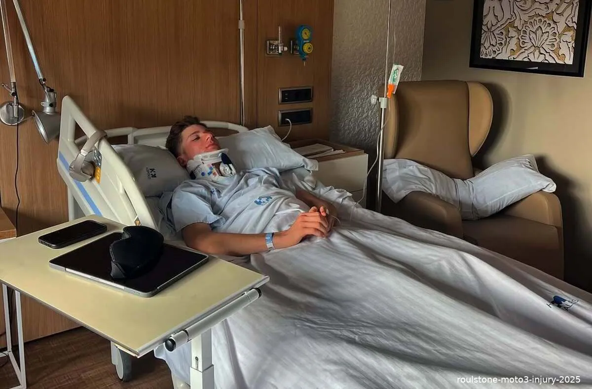 roulstone moto3 injury 2025