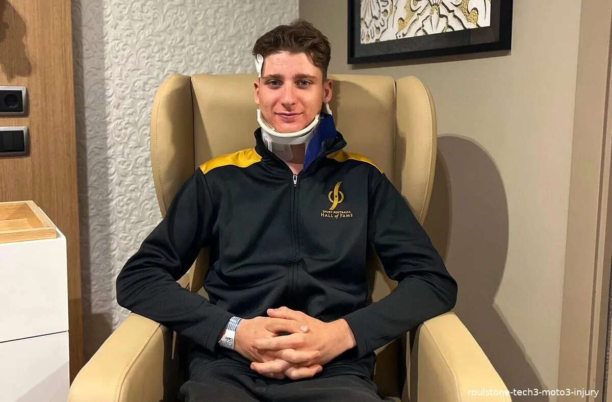 roulstone tech3 moto3 injury