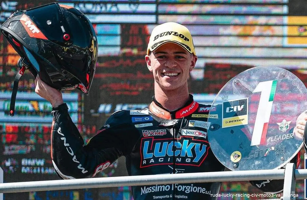 ruda lucky racing civ moto3 vallelunga
