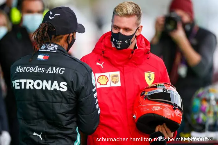 schumacher hamilton mick helmet gift 001