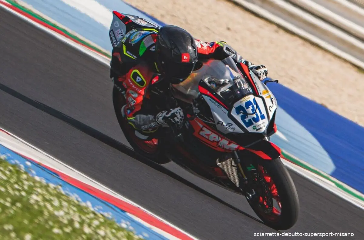 sciarretta debutto supersport misano