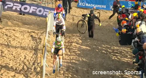 Behind Pieterse there was an exciting battle&nbsp;