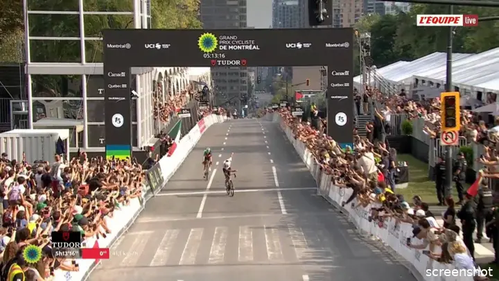 Isaac del Toro wins the GP de Montreal