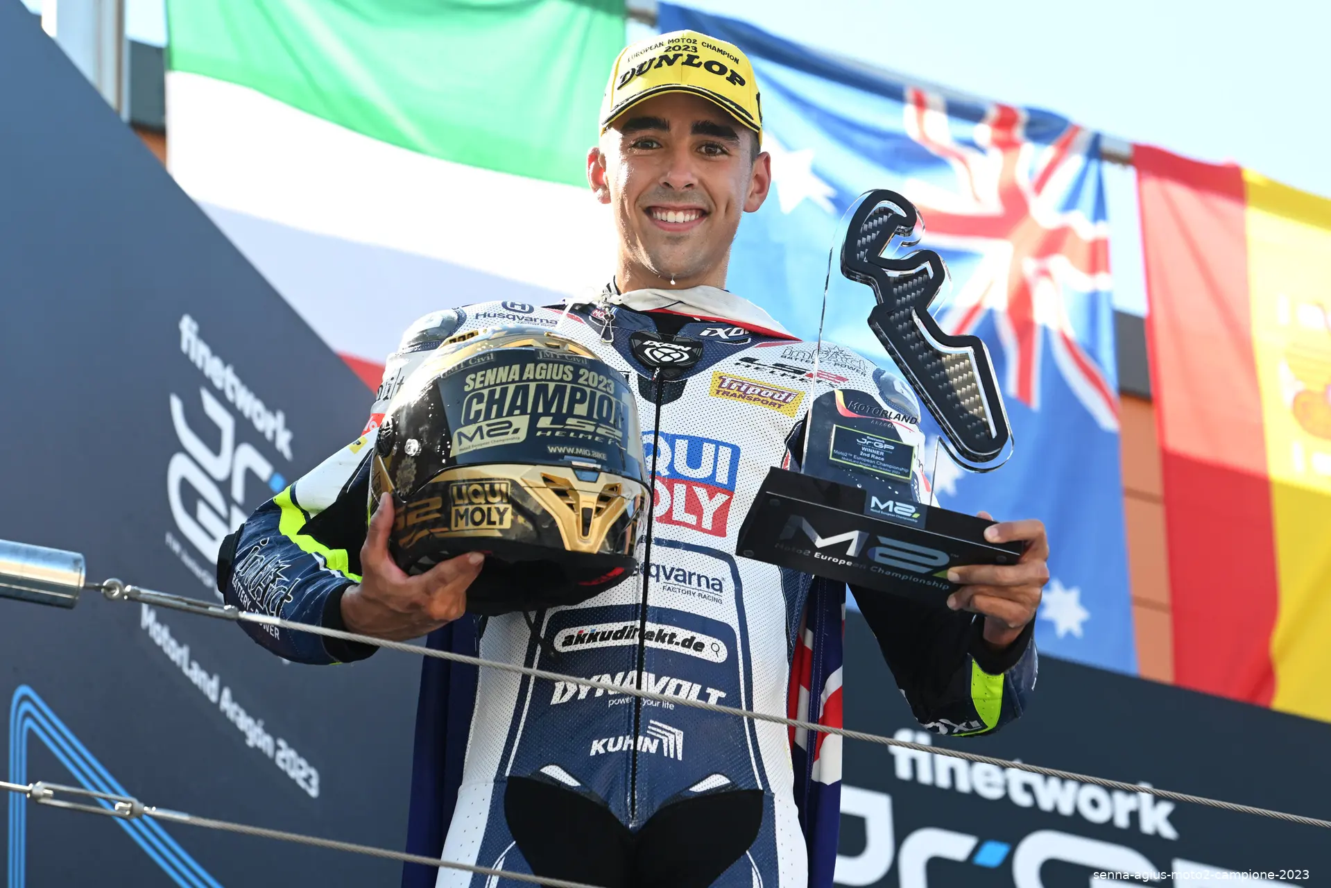 senna agius moto2 campione 2023
