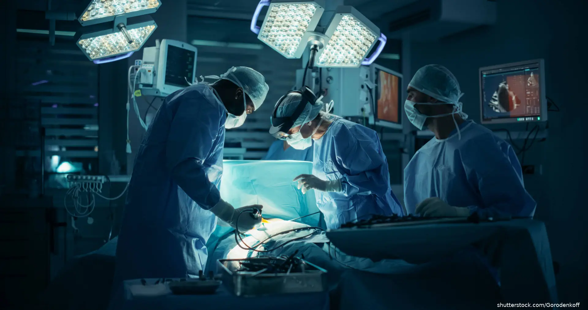 surgery in operating room