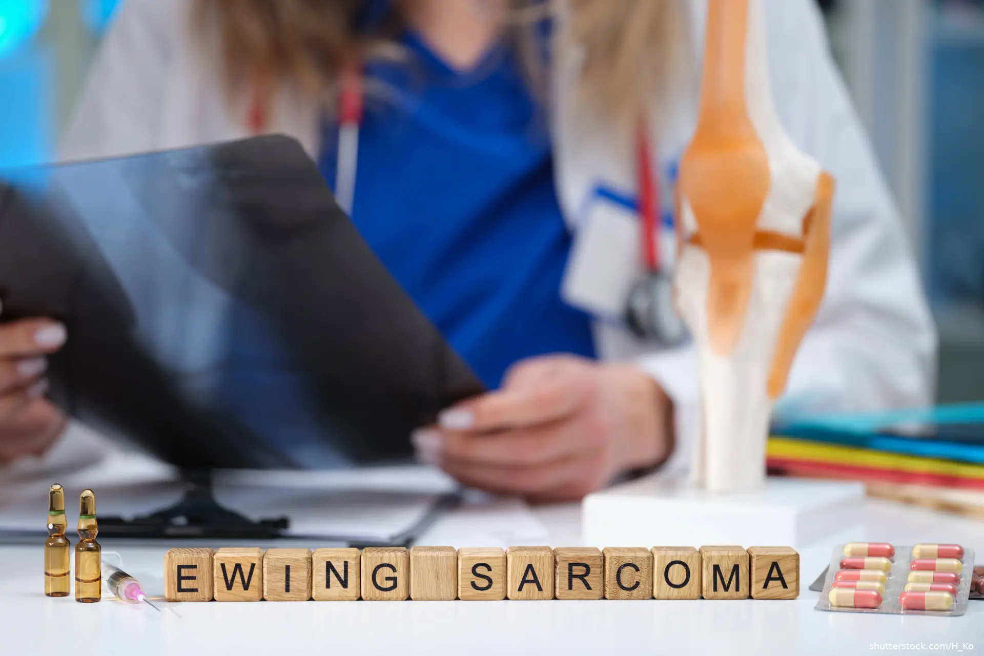 healthcare professional  reviews Ewing Sarcoma scanshutterstock_2593688835