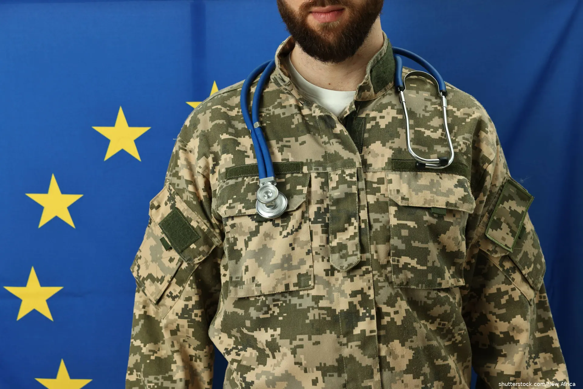 soldier with stethoscope